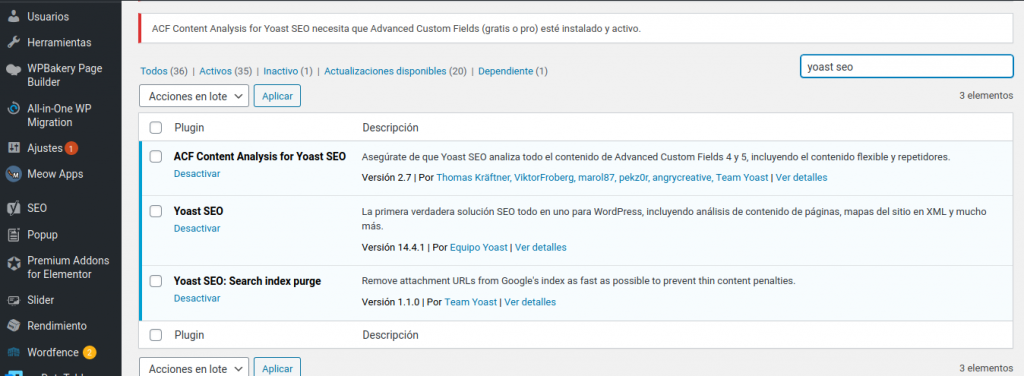 Cómo instalar Yoast SEO en WordPress
